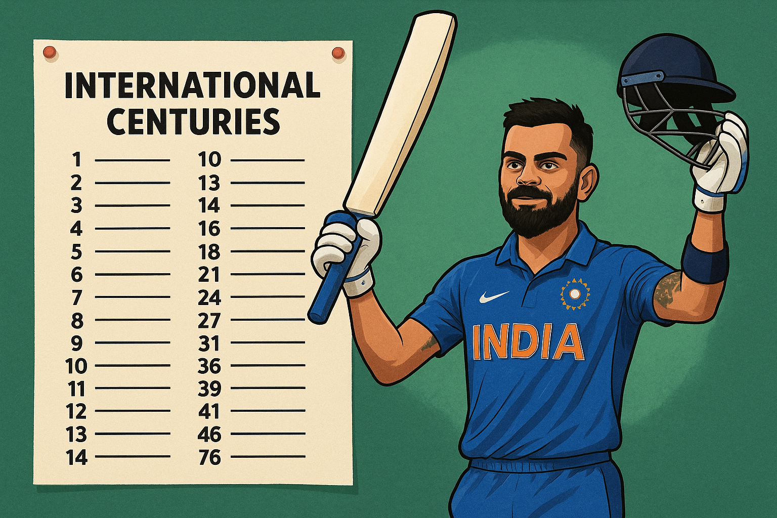 Kohli international centuries: Complete list & deep analysis