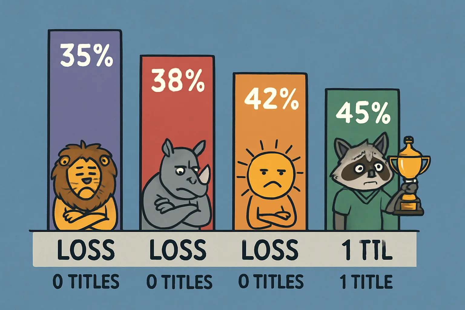 Most unsuccessful ipl team: rankings by win%, losses, titles