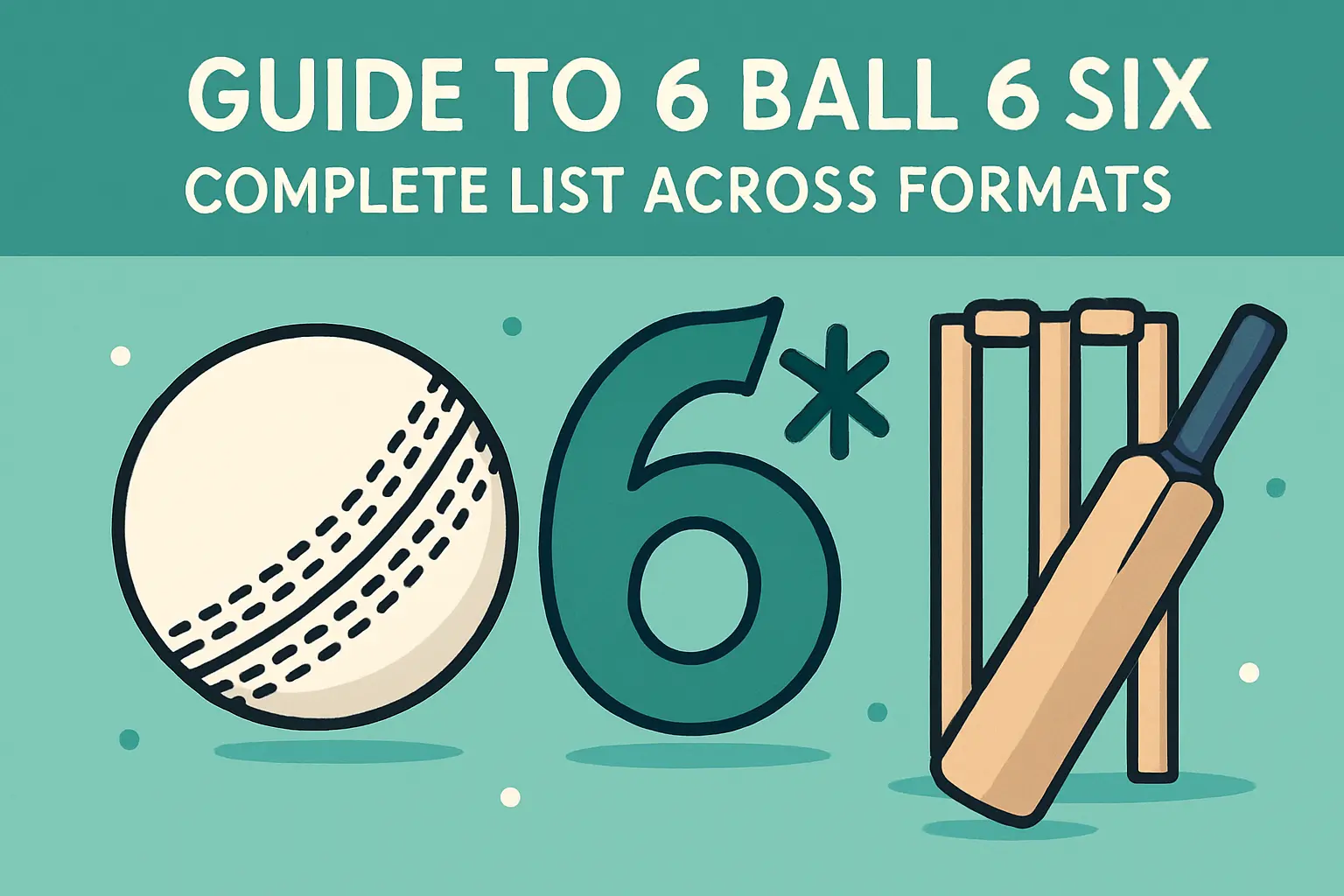 Guide to 6 ball 6 six: Complete List Across Formats
