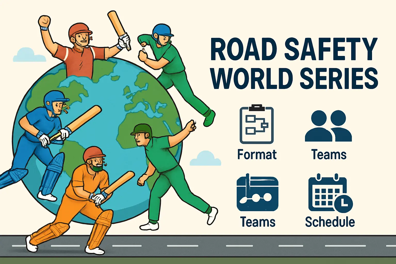 Road Safety World Series: Guide to Format, Teams & Schedule