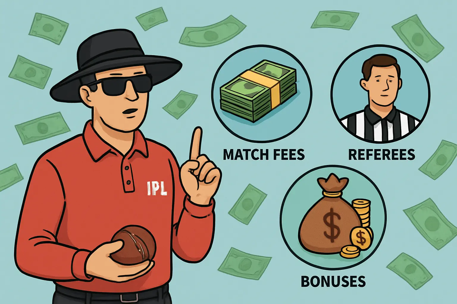 How umpire salary ipl works: Match fees, referees & bonuses