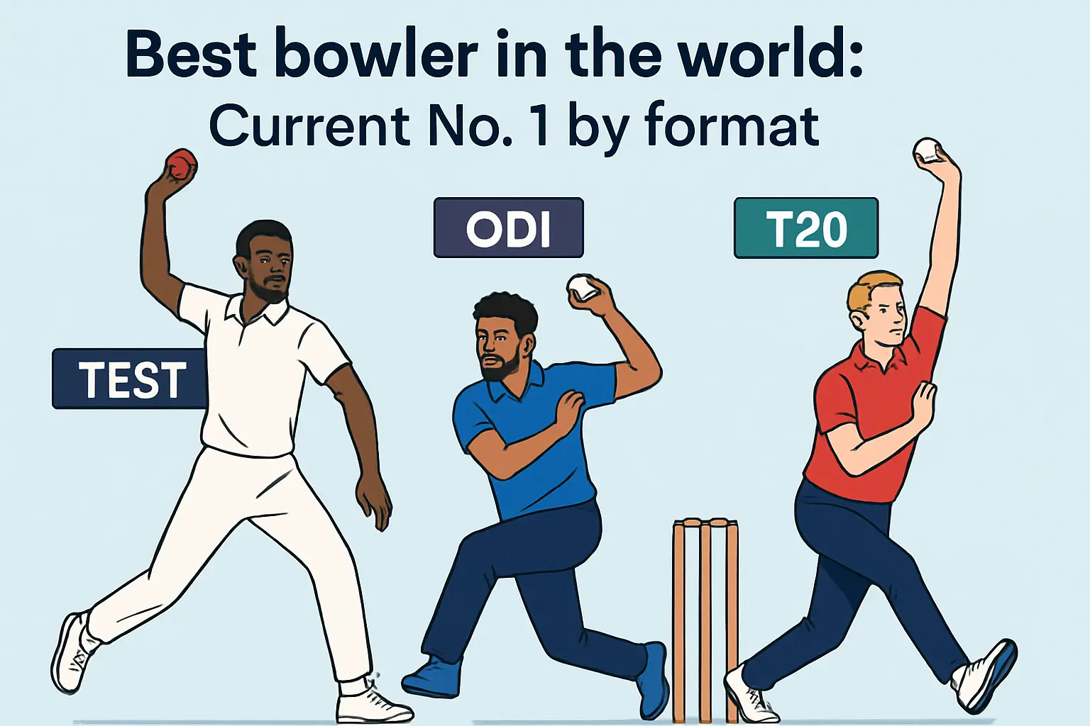 Best bowler in the world: Current No. 1 by Format